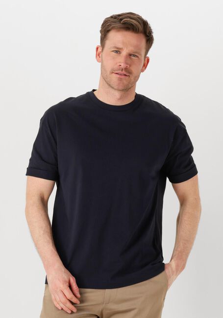 Donkerblauwe DRYKORN T-shirt THILO 520198 - large
