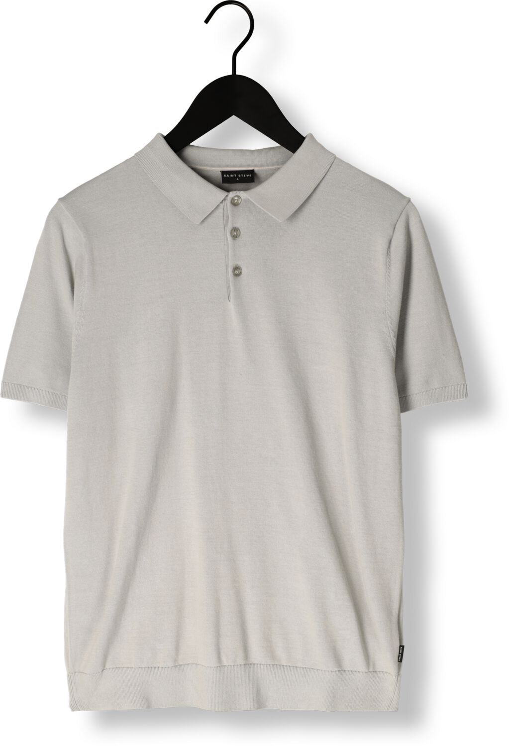 SAINT STEVE Heren Polo's & T-shirts Chris Lichtgrijs