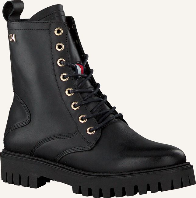 Zwarte TOMMY HILFIGER Veterboots SHADED TH BOOTIE Zwarte TOMMY HILFIGER Veterboots SHADED TH BOOTIE - large