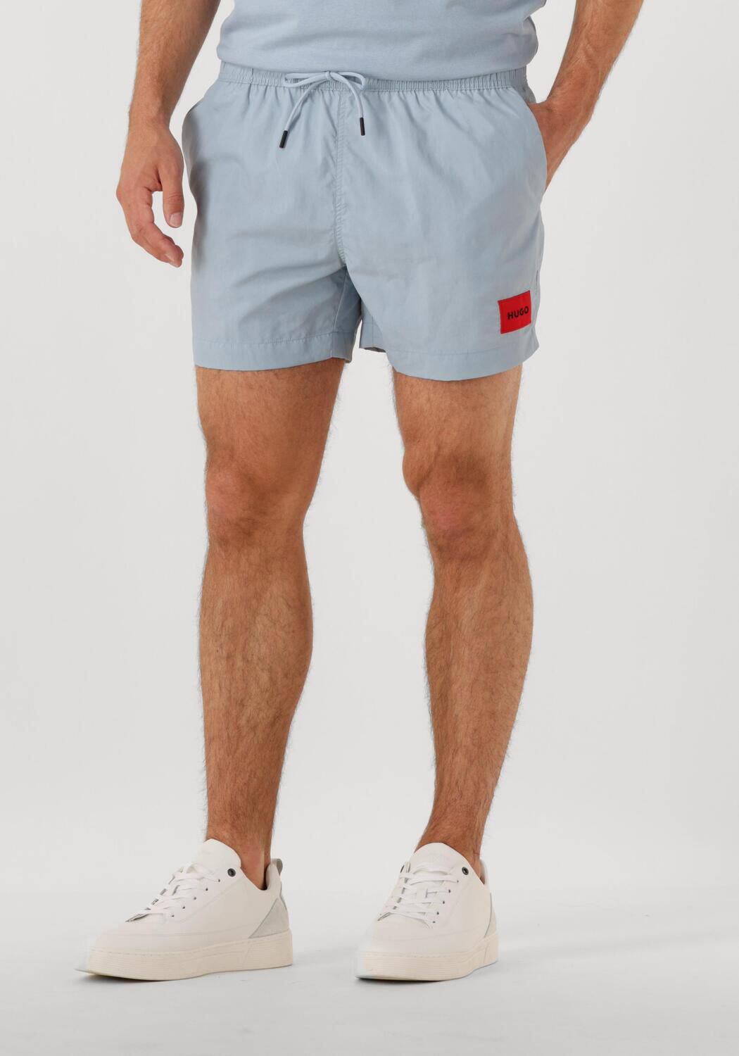 HUGO Regular fit zwembroek met labelpatch model 'DOMINICA'