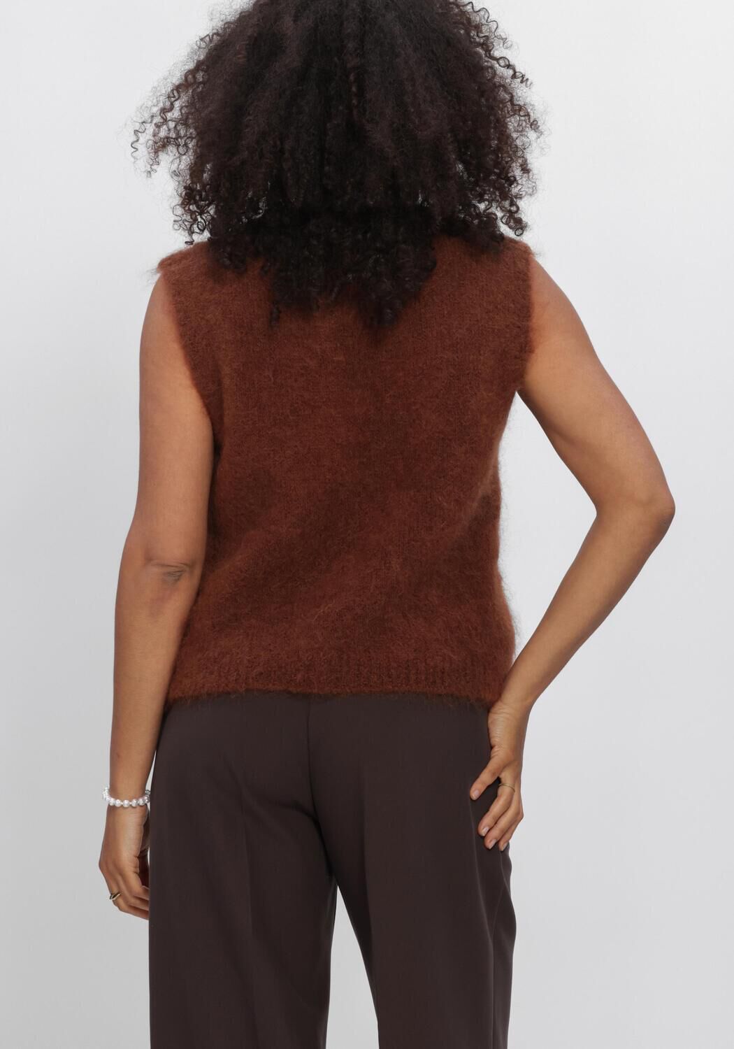 Bruine SUMMUM Spencer SPENCER KID MOHAIR KNIT - large