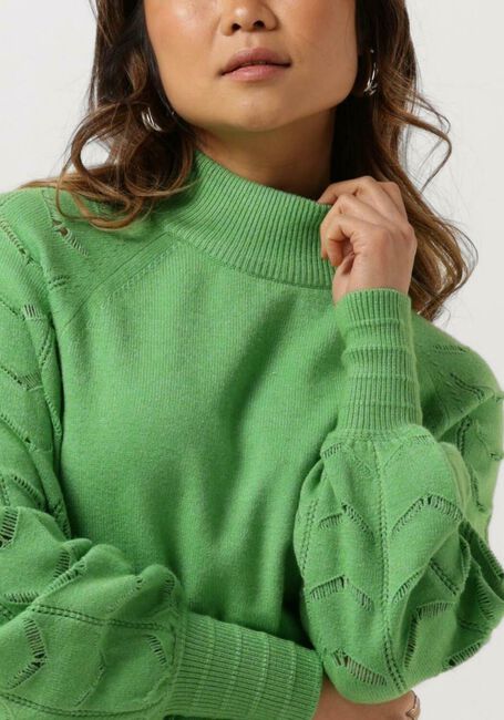 Groene OBJECT Coltrui OBJEVA L/S KNIT PULLOVER - large