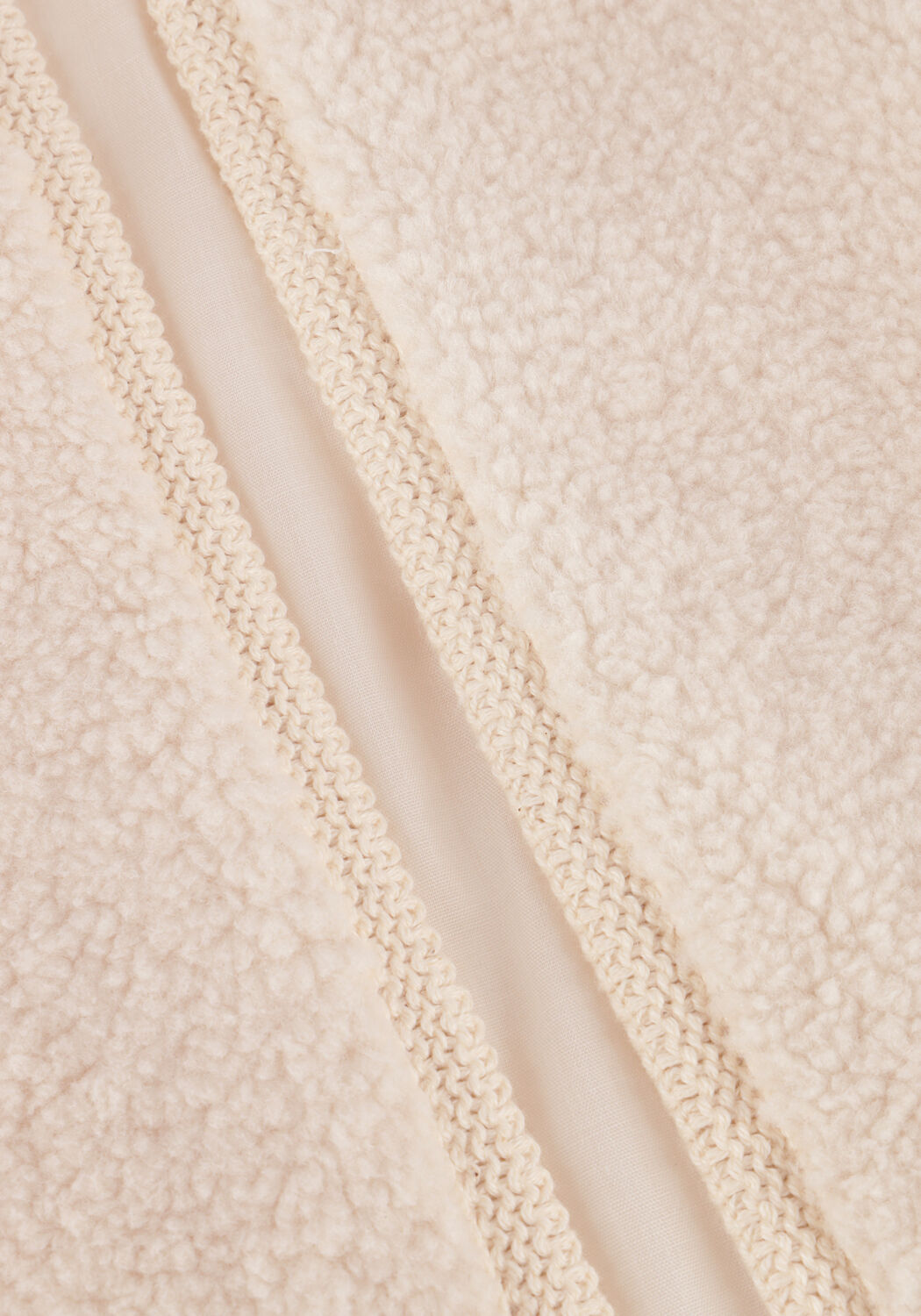 Gebroken wit RUBY TUESDAY Jack CHRISTIES FUR VEST JACKET - large