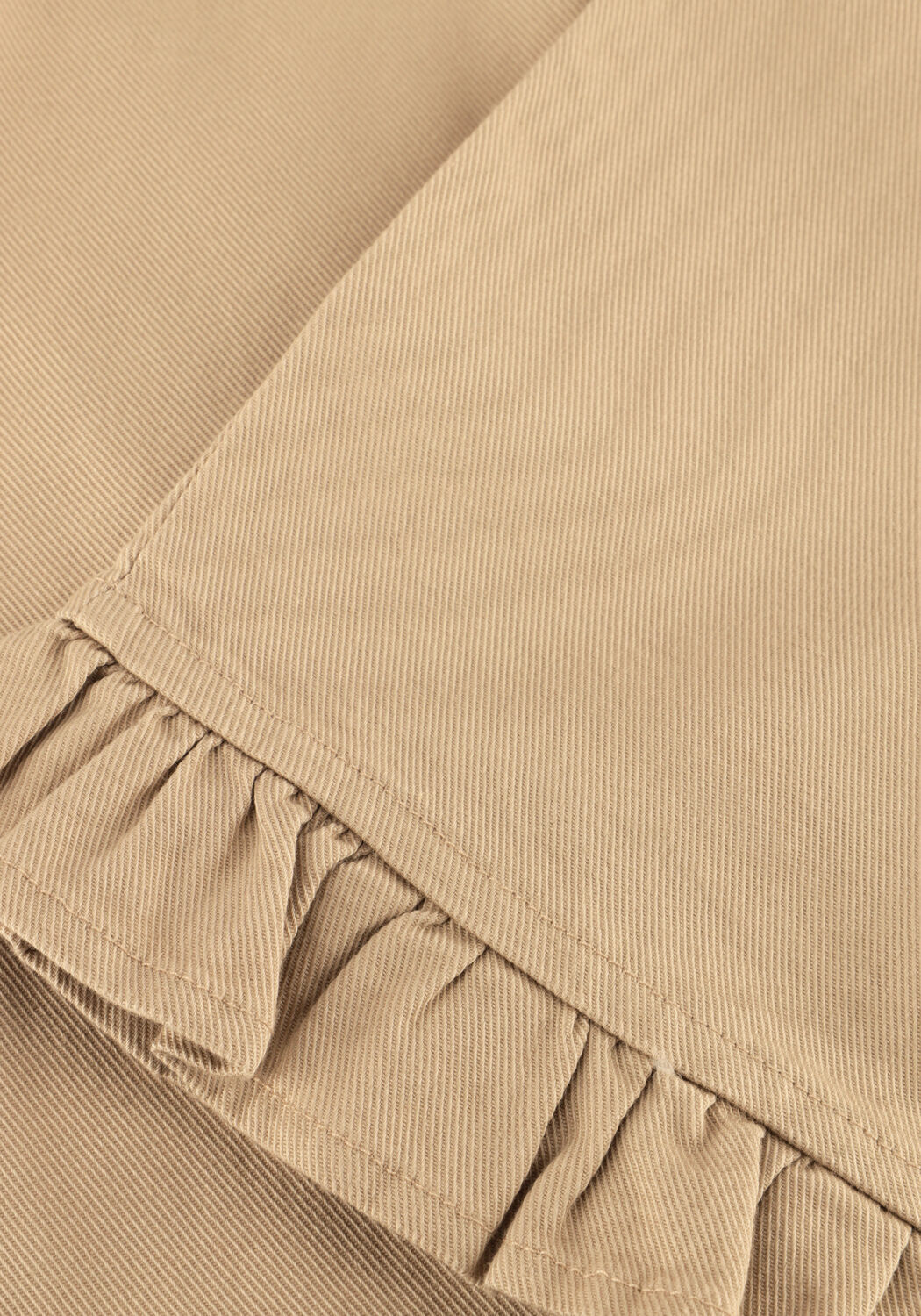 Zand LIL' ATELIER Wijde broek NMFDOREEN WIDE TWI PANT 9977 LIL - large