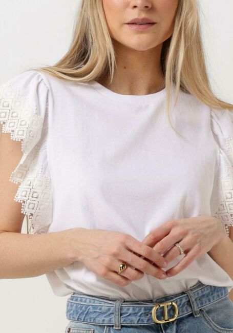 Witte TWINSET MILANO T-shirt KNITTED BLOUSE - large