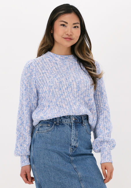 Blauwe LEVETE ROOM Trui RONJA 1 BLOUSE - large