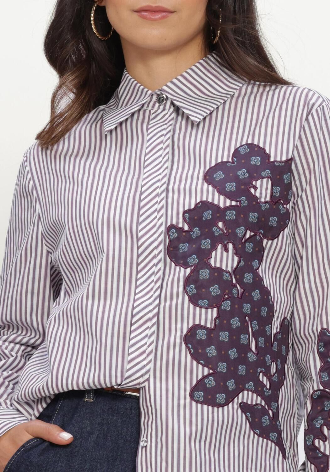 Paarse CAROLINE BISS Blouses 4679 - large