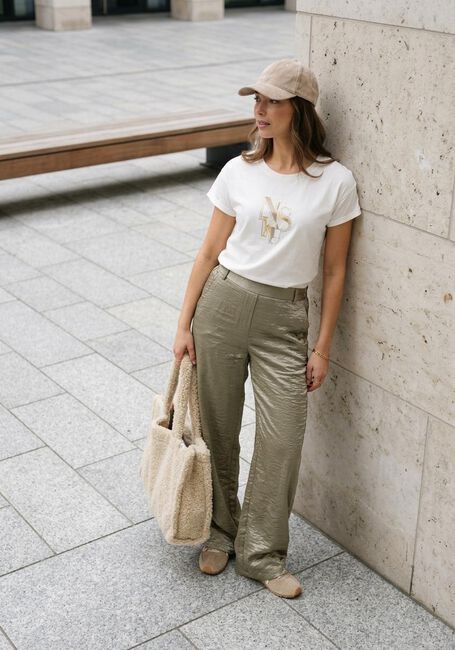 Witte NUKUS Top ROWENA SHIRT - large