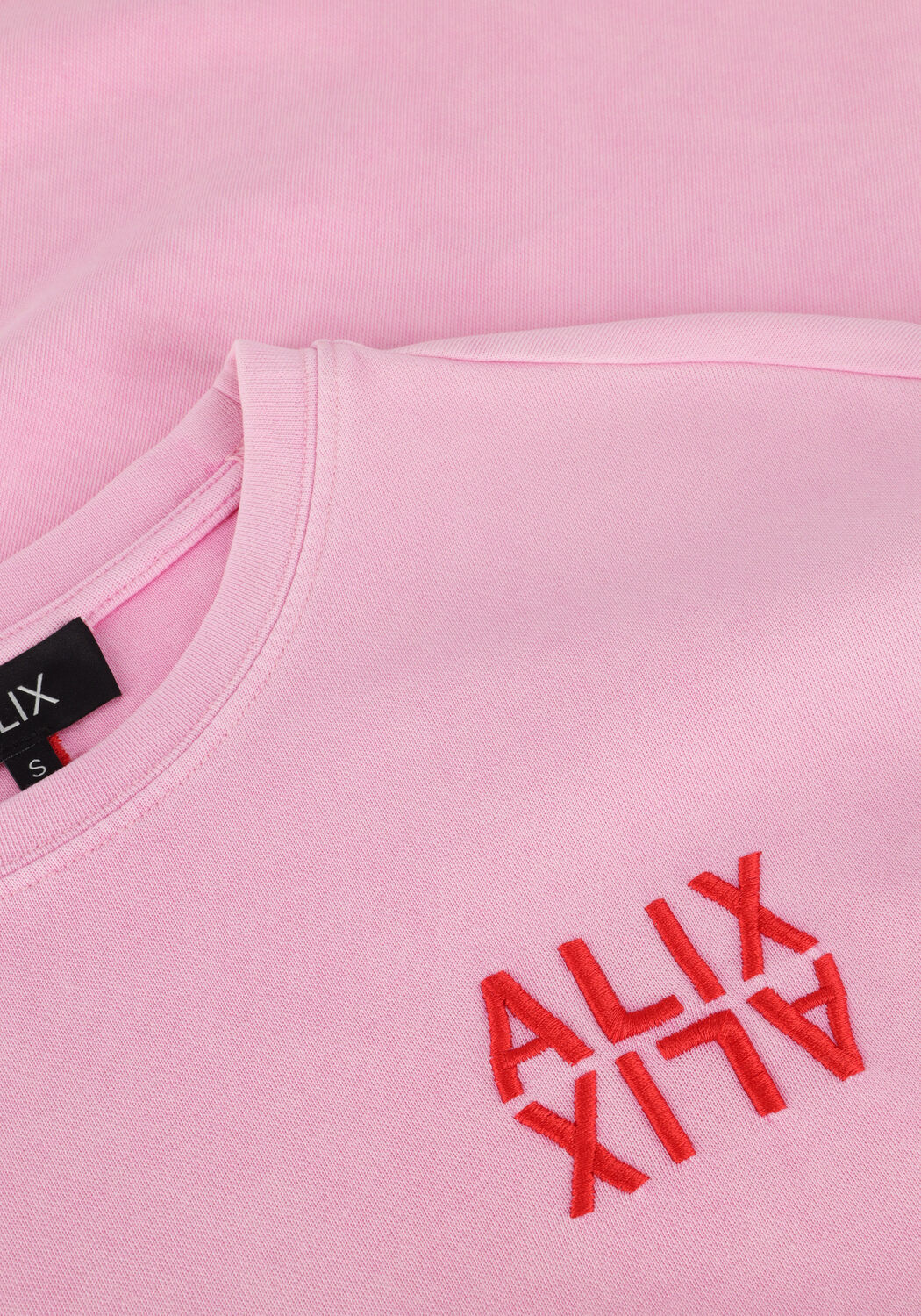 Roze ALIX THE LABEL T-shirt LADIES KNITTED ALIX SHIRT - large