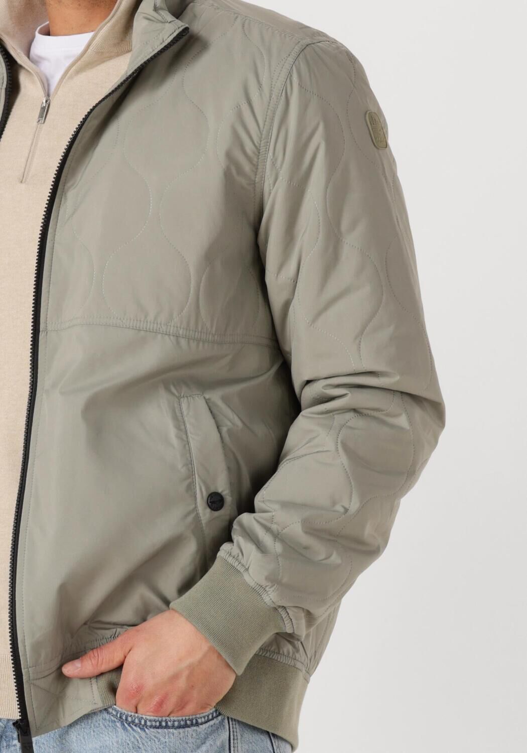 PME LEGEND Heren Jassen Flight Jacket Raider Shader Groen