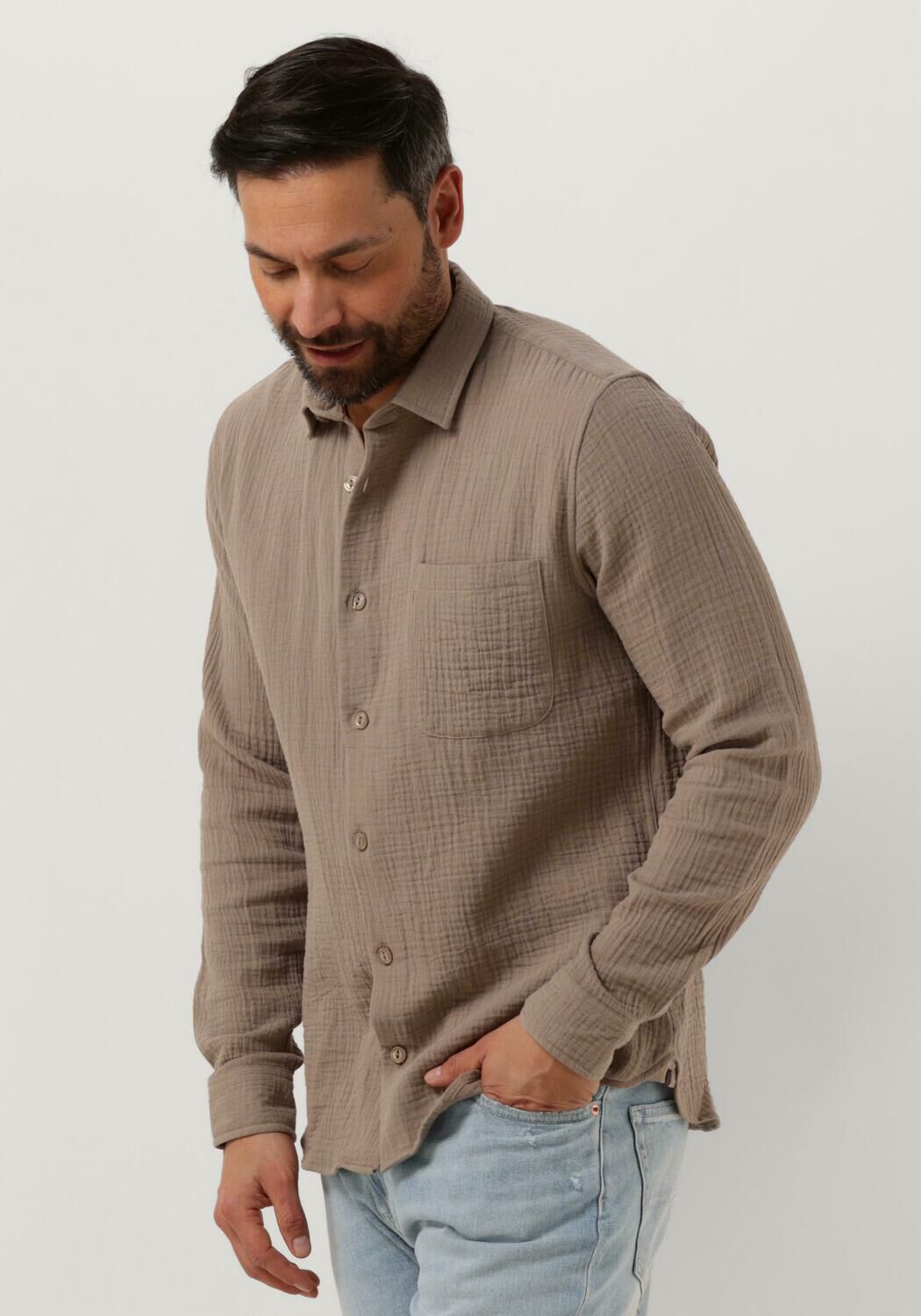 DSTREZZED Heren Overhemden Ds_axton Shirt Beige