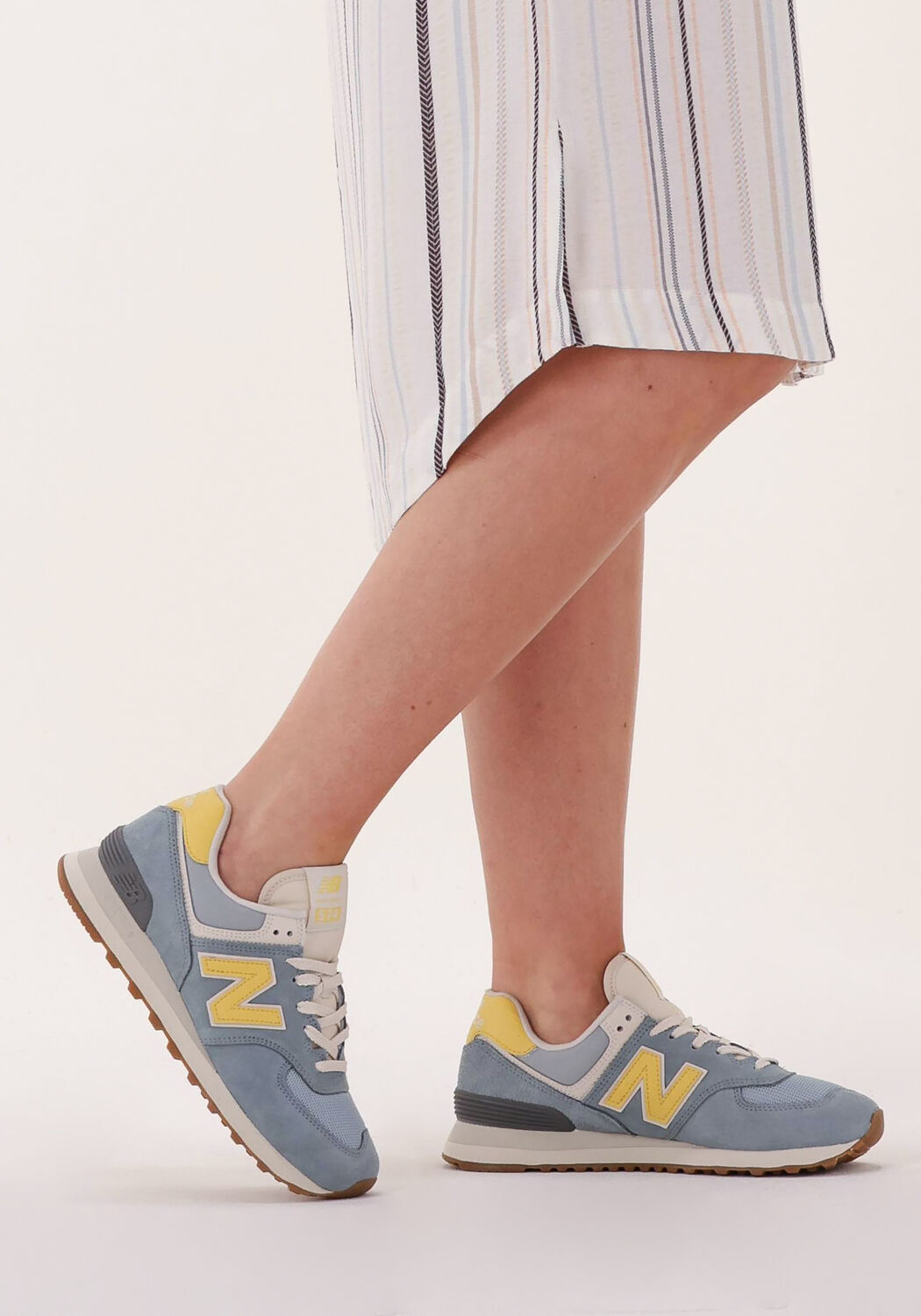 Blauwe NEW BALANCE Lage sneakers WL574 - large