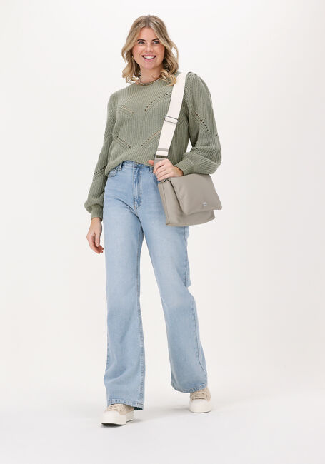 Groene OBJECT Trui OBJLANA L/S KNIT PULLOVER NOOS - large