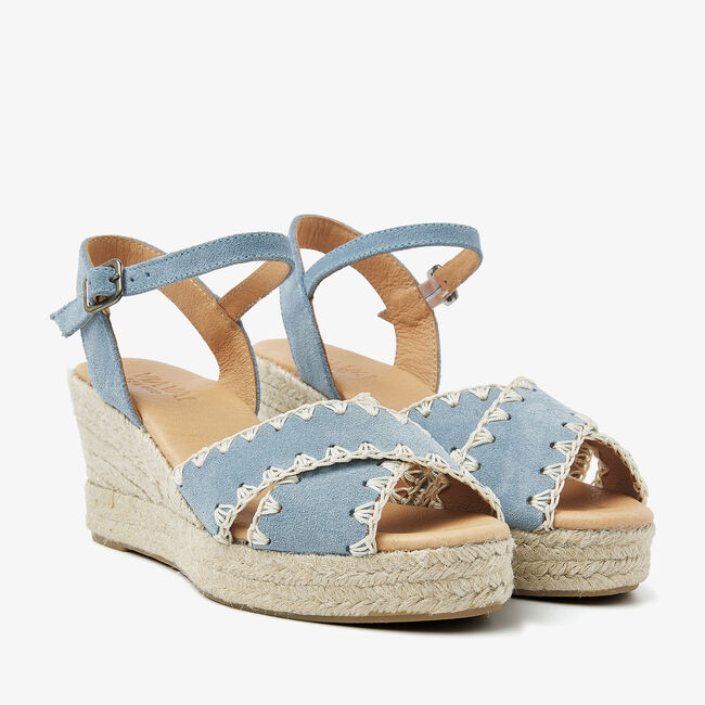 Blauwe VIA VAI Sandalen met hak LUISA AYLA - large