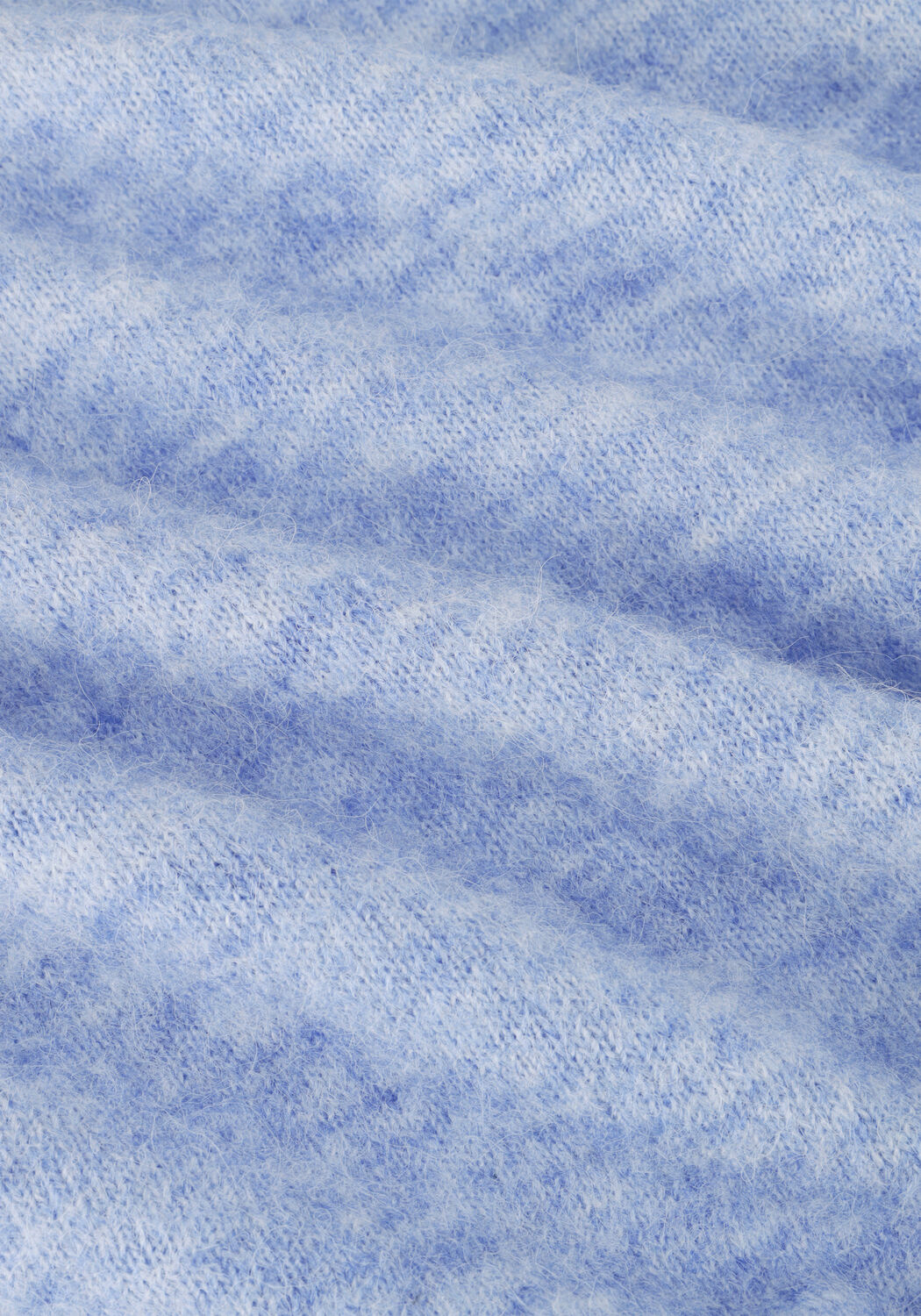 Lichtblauwe SELECTED WOMEN T-shirt SLFMALINE-LILIANA 2/4 KNIT O-NECK - large