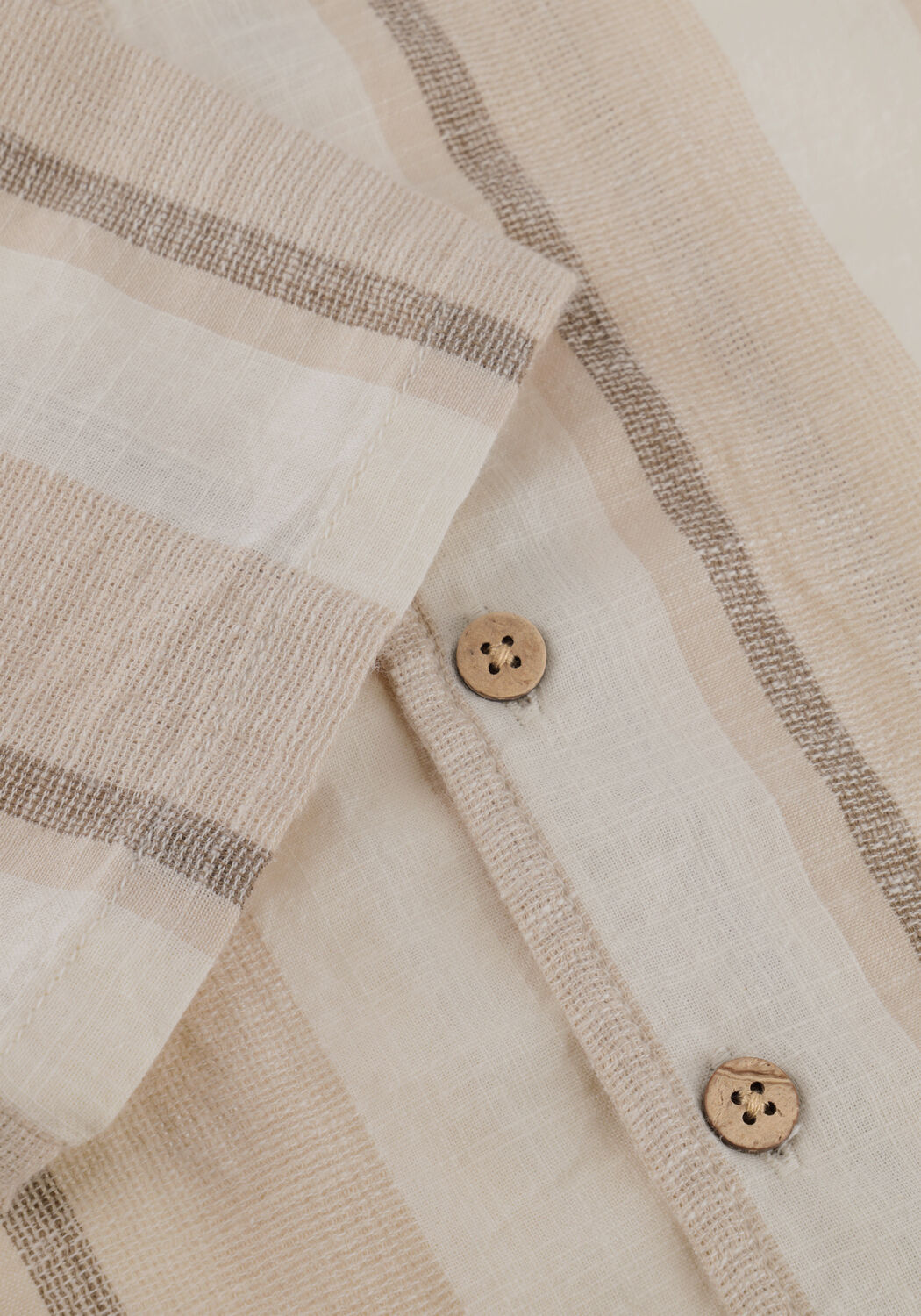 Creme LIL' ATELIER Casual overhemd NMMFIBERT SS LOOSE SHIRT LIL - large