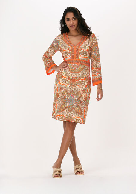 Oranje ANA ALCAZAR Mini jurk DRESS SLEEVES 049033-3210 - large
