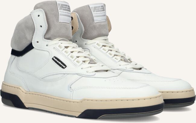 Witte FLORIS VAN BOMMEL Hoge sneakers SFM-10117-01 Witte FLORIS VAN BOMMEL Hoge sneakers SFM-10117-01 - large