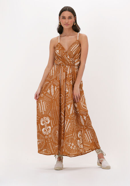 Gele LOUIZON Maxi jurk HELWE ROBE - large