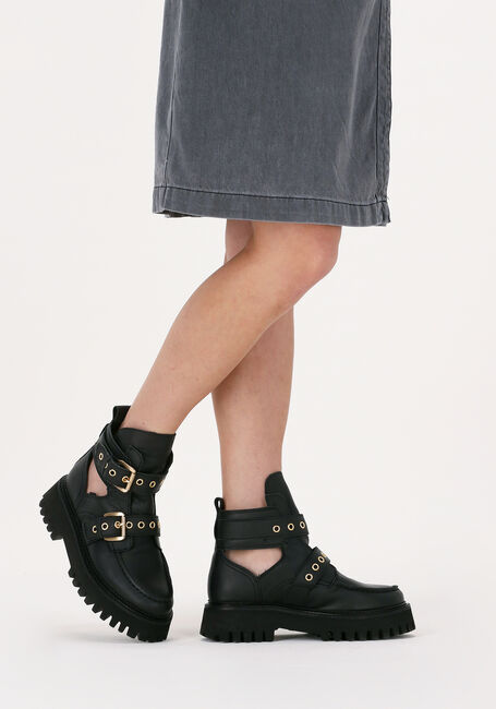 Zwarte BRONX Enkelboots GROOV-Y 47322 - large