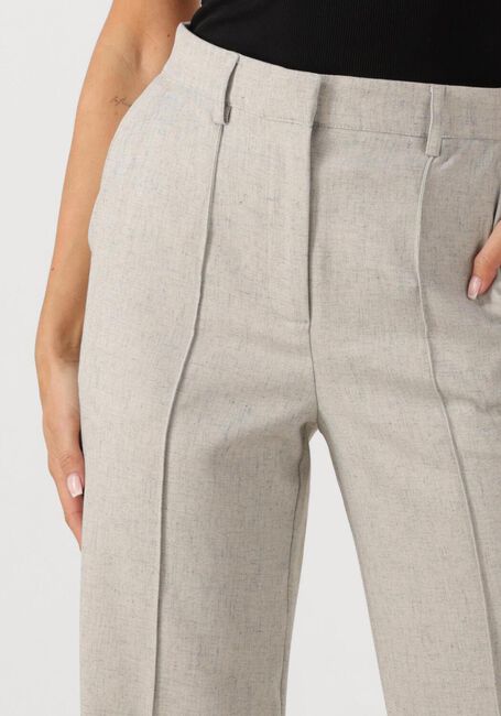 Beige Y.A.S. Pantalon YASBRI HMW PANTS - large