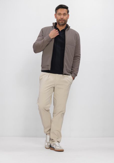 Bruine GENTILUOMO Jack JACKET MATERIAL MIX - large