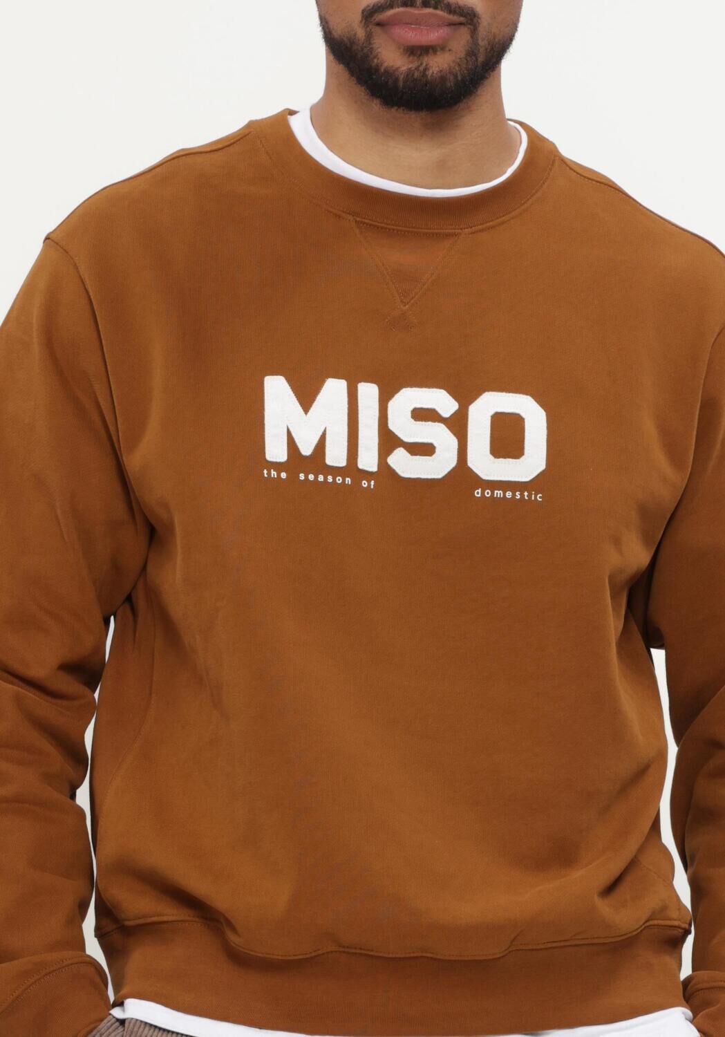 SELECTED MEN Heren Truien & Vesten Slmdomestic Relaxaxel Ls Crew Neck Sweat Bruin