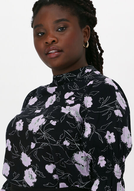 Zwarte MSCH COPENHAGEN Top LORINA MOROCCO LS TOP - large