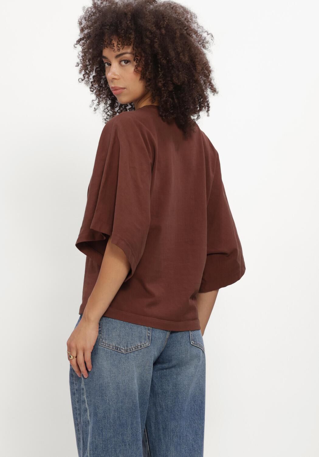 Bruine CATWALK JUNKIE Top BATSLEEVE TSHIRT - large