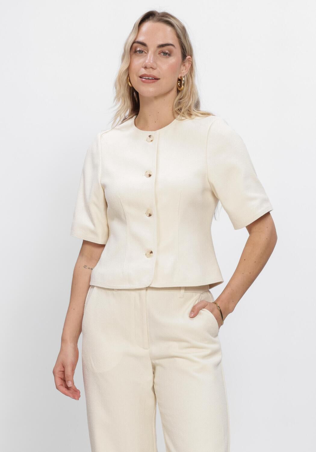 Beige MODSTR&Ouml;M Broeken VESMD PANTS - large