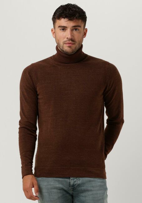 Bruine CAST IRON Coltrui TURTLENECK COTTON HEATHER PLATED - large
