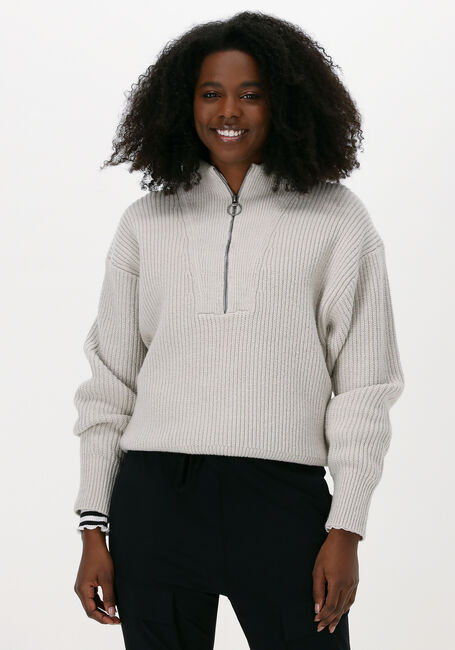 Beige PENN & INK Trui W21B123 - large
