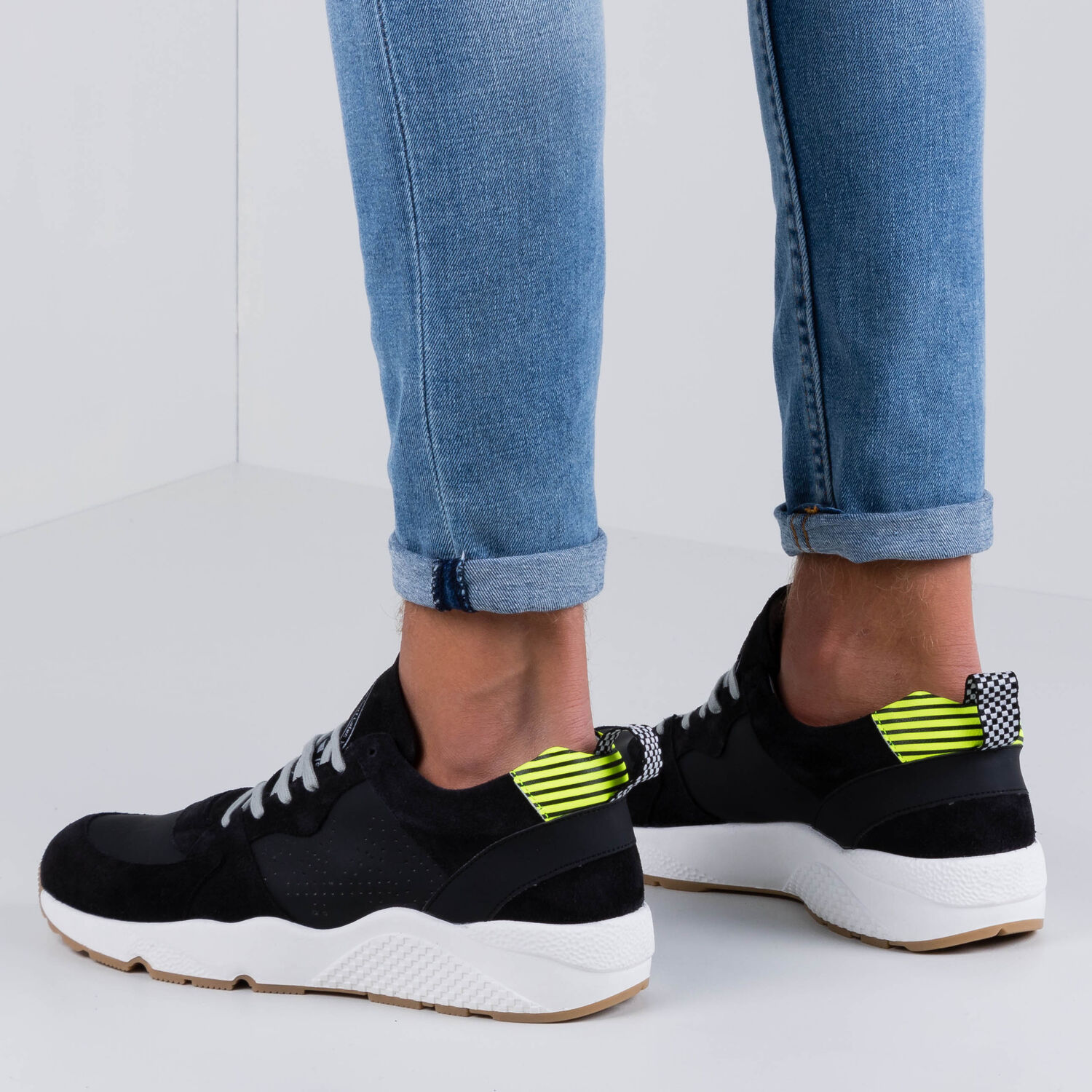 Zwarte P448 Lage sneakers ALEX - large