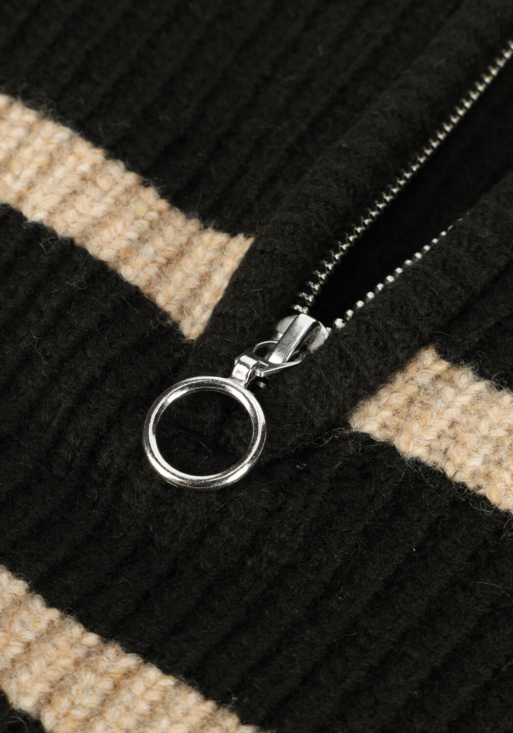 Zwarte NEO NOIR Trui NEVENA STRIPE KNIT BLOUSE - large