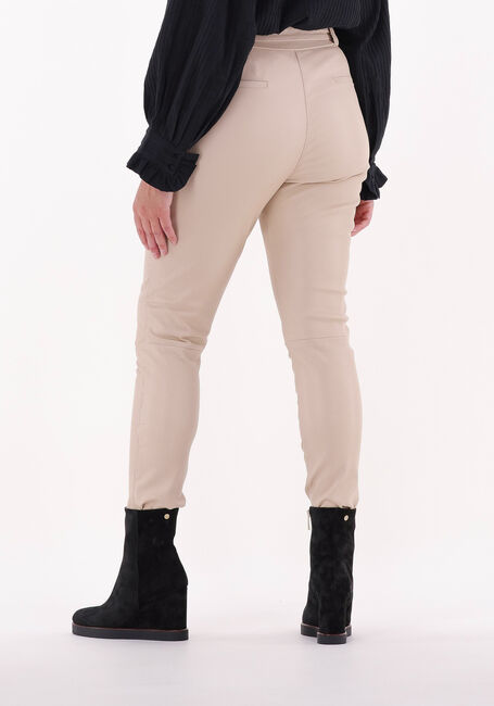 Beige IBANA Pantalon PAULA STRETCH LEATHER - large