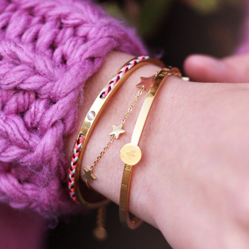 Zilveren MY JEWELLERY Armbanden CORD BANGLE - large