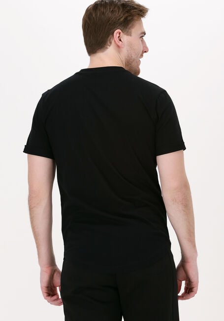 Zwarte CALVIN KLEIN T-shirt BADGE TURN UP SLEEVE - large