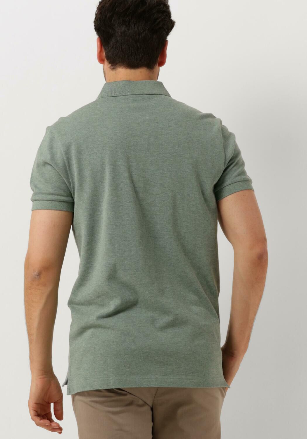 PROFUOMO Heren Polo's & T-shirts Polo Short Sleeve Groen