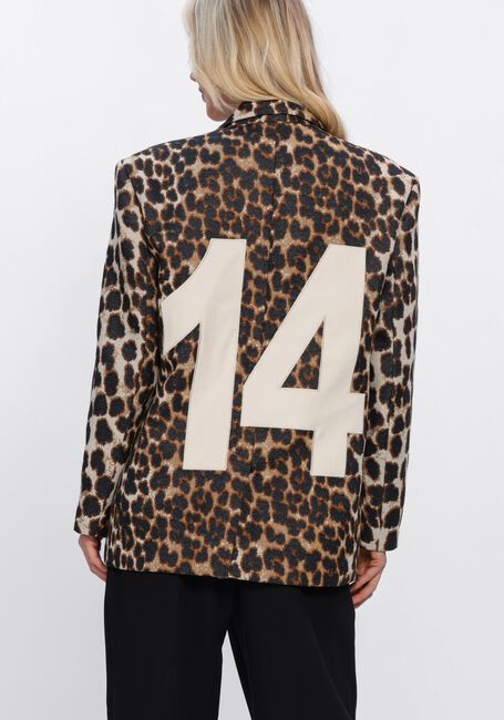 Multi ALIX THE LABEL Blazer LADIES WOVEN BIG 2014 ANIMAL BLAZER - large