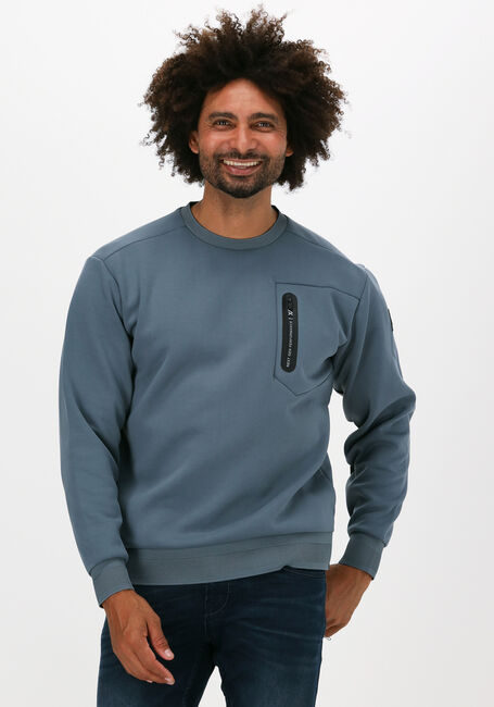 Lichtblauwe PME LEGEND Sweater R-NECK FANCY SWEAT XV - large