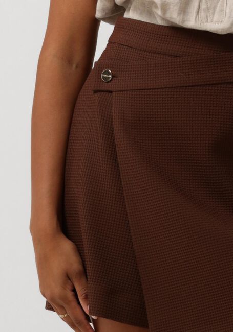 Bruine VANILIA Korte broek WAFEL CLEAN SKORT - large