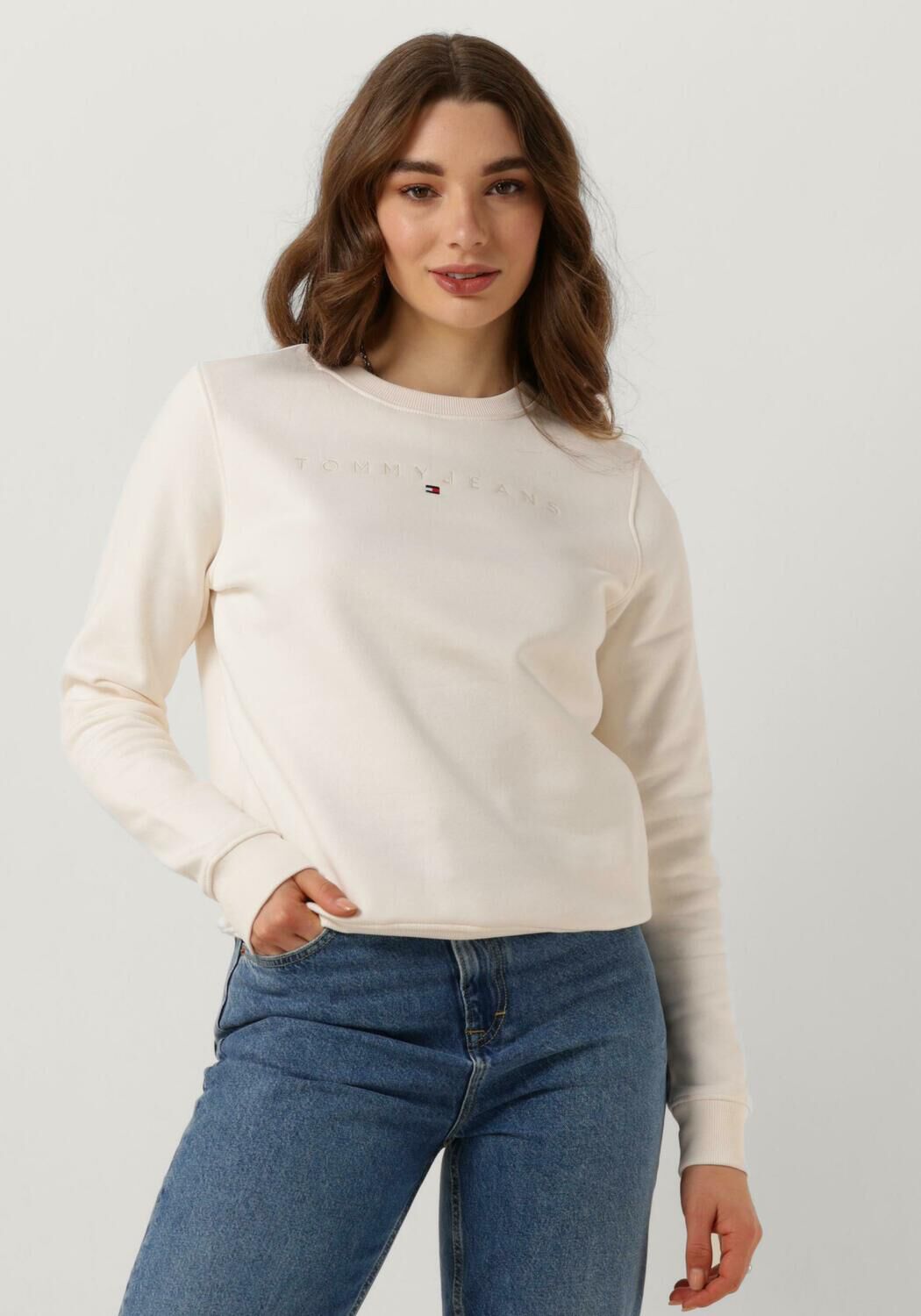Tommy jeans witte trui 2025