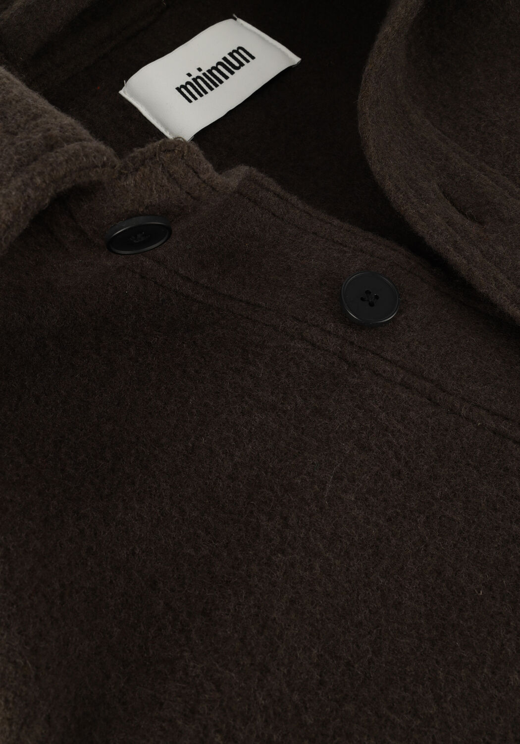 Bruine MINIMUM Overshirt SERTO - large