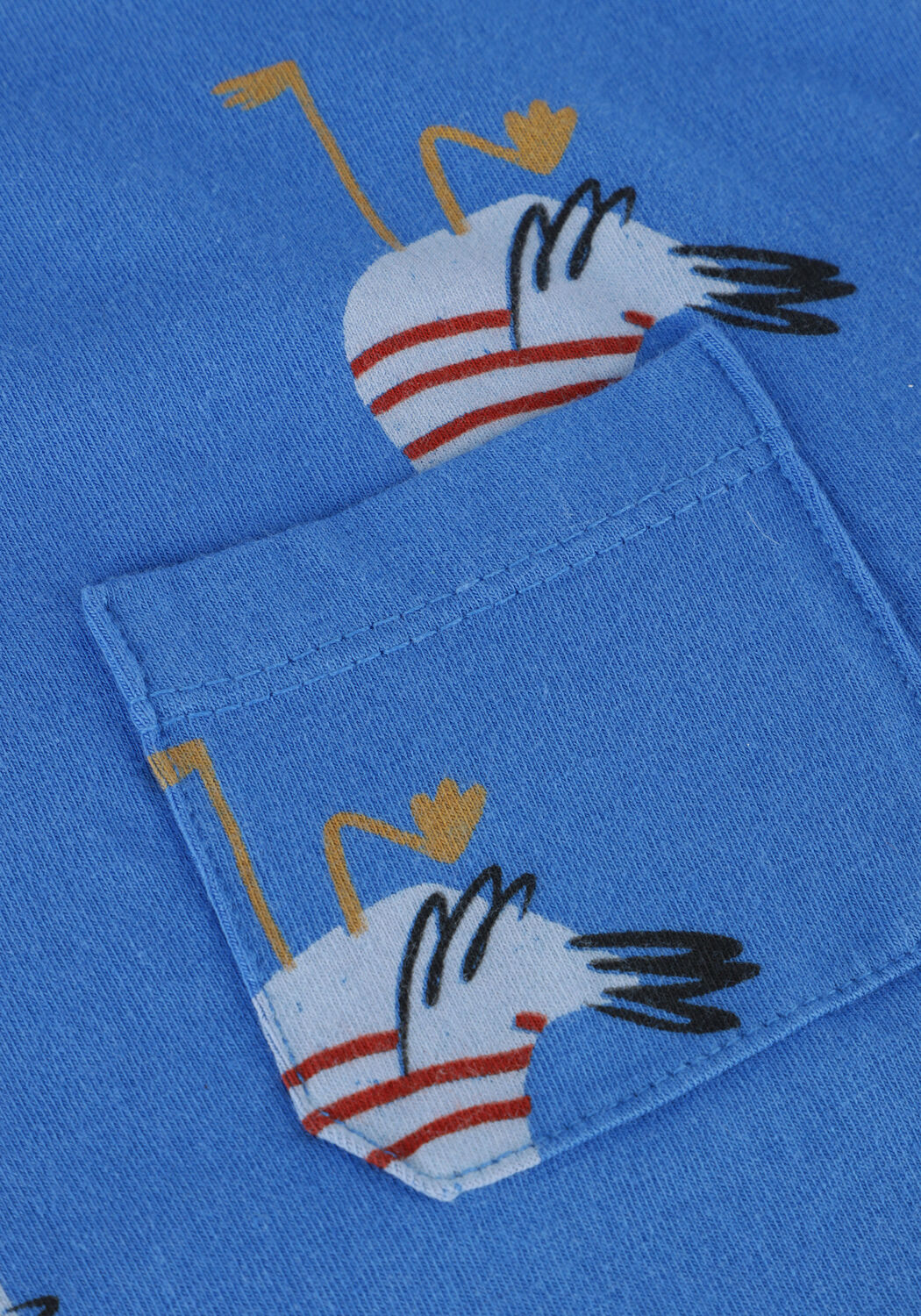 Blauwe L&Ouml;TIEKIDS T-shirt S25-209-18 - large