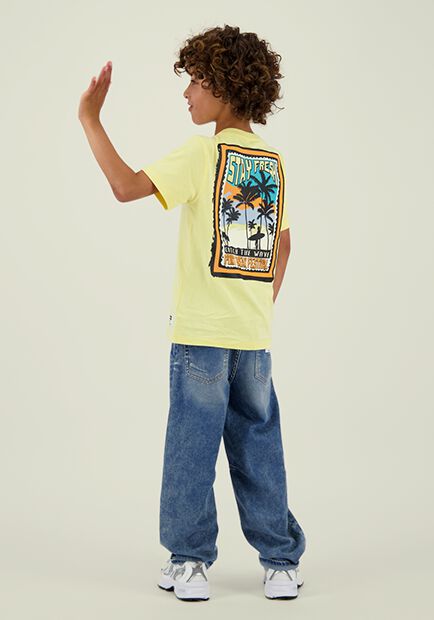 VINGINO Jongens Polo's & T-shirts Honas Geel