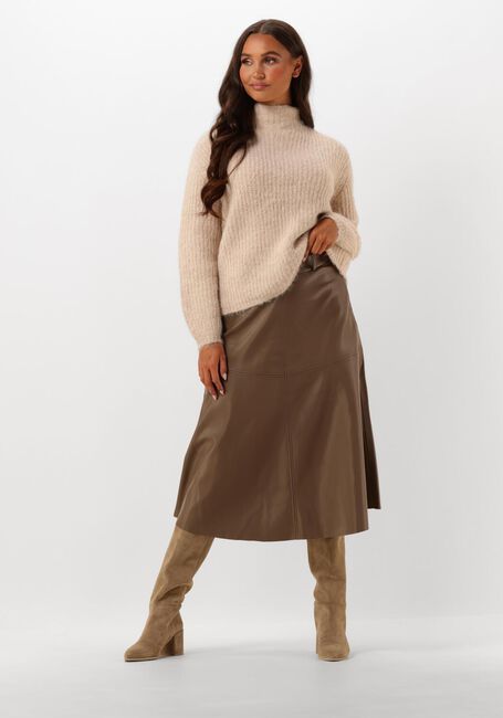 Bruine BRUUNS BAZAAR Midirok VEGANI IMMA SKIRT - large