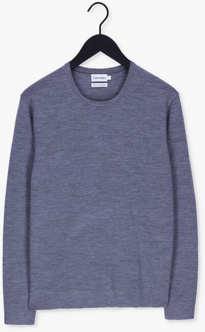 Grijze CALVIN KLEIN Sweater SUPERIOR WOOL CREW NECK SWEATER - large