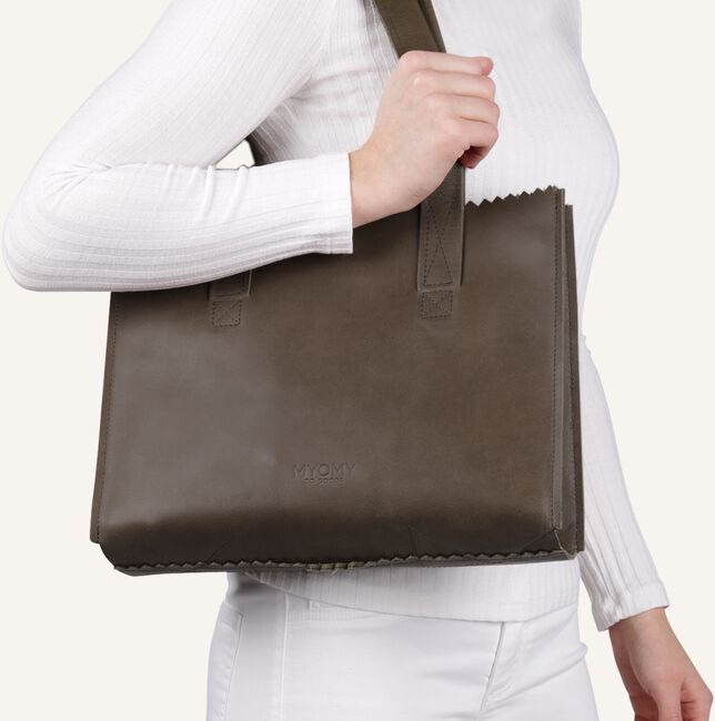Taupe MYOMY Handtas MY PAPER BAG HANDBAG Taupe MYOMY Handtas MY PAPER BAG HANDBAG - large