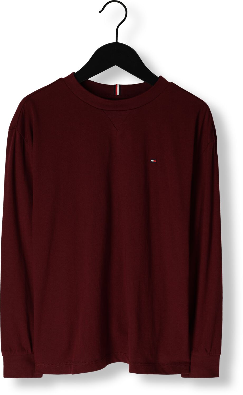 Tommy Hilfiger longsleeve Roze Jongens Katoen Ronde hals Effen 152