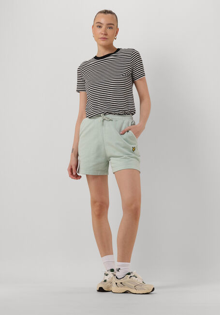 Mint LYLE & SCOTT Korte broek PIGMENT DYE SWEATSHORT - large